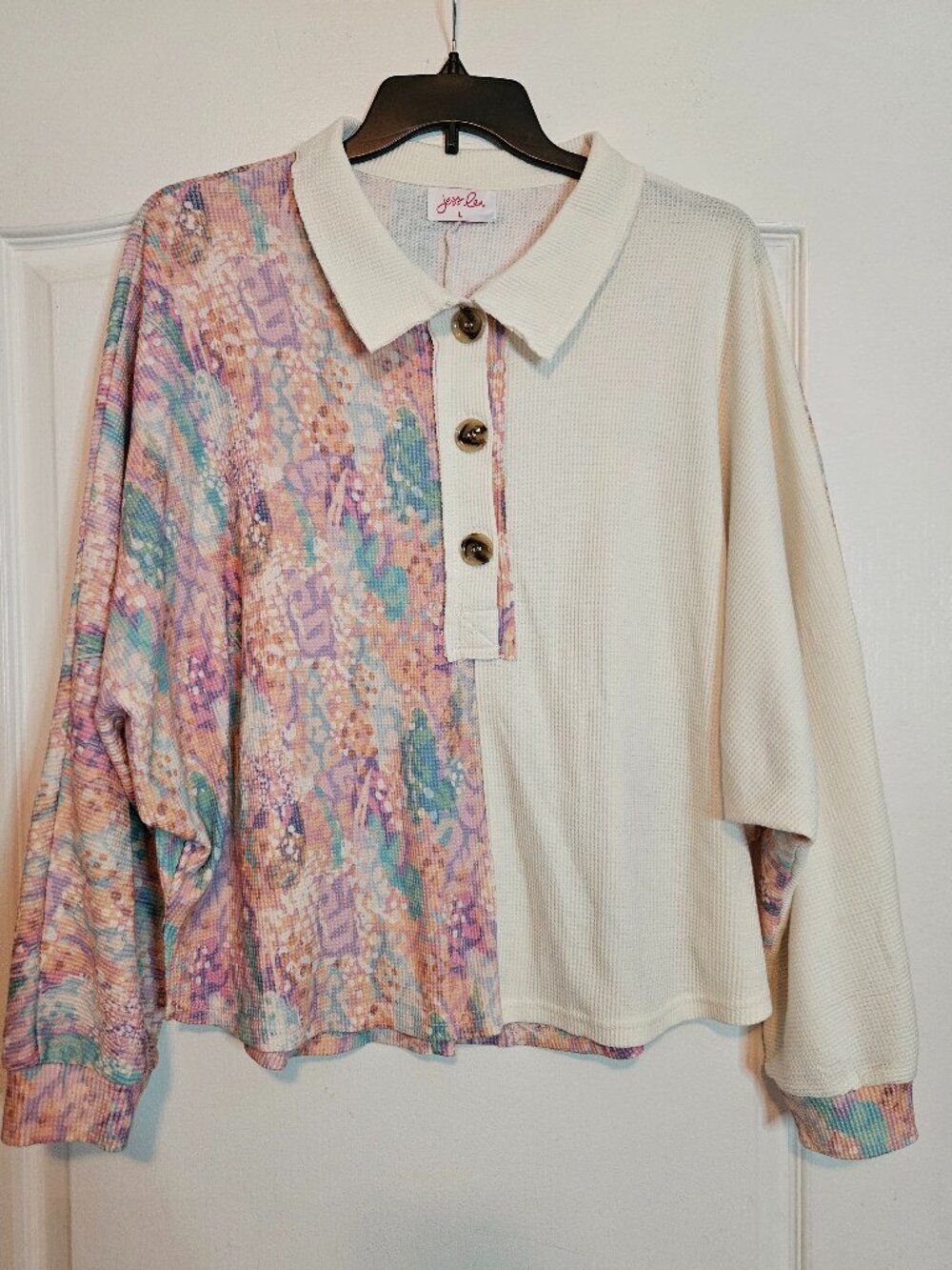 Excellent Day Dreamer Two Toned Top by Jess Lea Large